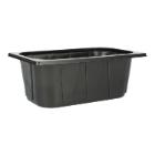 PP-Tray 1/4 GN 265 mm x 161 mm x 100 mm undivided black 2600 ml product photo
