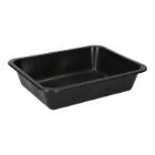 PP-Men&uuml;schale 227 mm x 178 mm x 50 mm ungeteilt schwarz 1405 ml Produktbild