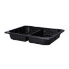 PP-Men&uuml;schale 227 mm x 178 mm x 50 mm 2-geteilt weiss 650+550 ml Produktbild
