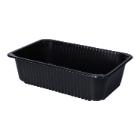 PP-Schale 275 mm x 175 mm x 75 mm ungeteilt schwarz 2500 ml Produktbild
