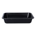 PP-Tray 185 mm x 137 mm x 36 mm undivided black 635 ml product photo