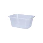 PP-Schale (glattwandig) 187 mm x 137 mm x 86 mm ungeteilt transparent 1380 ml Produktbild
