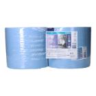 Putztuchrolle 24 cm x 34 cm x 119 m 3-lagig 350 Blatt blau W1,W2 Tork Premium Produktbild