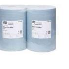 Cleaning cloth roll recycled 36.9 cm x 34 cm 340m 2-ply 1000 st blue W1 Tork Uni product photo