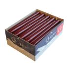 Taper candle 245 mm x 22 mm bordeaux 7.5hrs product photo
