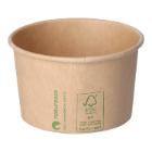 Eisbecher Pappe-PLA &Oslash; 85 mm x 52 mm 150 ml braun Produktbild