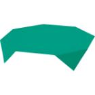 Centre piece Bio Dunicel 84 cm x 84 cm hunter green product photo
