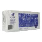 Serviette 33 cm x 33 cm 2-lagig 1/8 Buchfalz weiß Produktbild