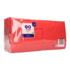 Napkin 33 cm x 33 cm 3-ply 1/4 fold red product photo