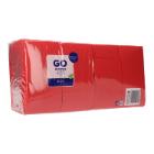 Napkin 33 cm x 33 cm 3-ply 1/8 fold red product photo