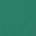 Napkin 24 cm x 24 cm 3-ply 1/4 fold hunter green product photo
