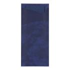 Bestecktasche Sacchetto 8,5 cm x 19 cm dunkelblau + Serviette 2-lagig dunkelblau Produktbild