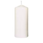 Stumpenkerze 150 mm x &Oslash; 80 mm weiss 60 Std Produktbild