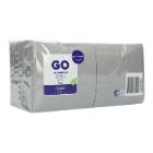 Napkin 24 cm x 24 cm 3-ply 1/4 fold granite grey product photo