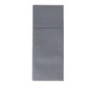 Serviettentasche Bio Duniletto Slim 40 cm x 33 cm Granite Grey Produktbild
