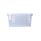 Storage box PP 50 cm x 39 cm x 26 cm 32l transparent with lid product photo