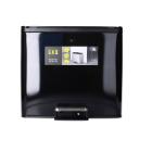 Wastebin 38.8 cm x 46.2 cm x 41.1 cm 2x15l black wih pedal product photo