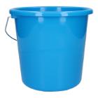 Eimer &Oslash; 22,5 cm x 21,5 cm 5L blau mit Metallb&uuml;gel Produktbild