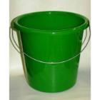 Eimer &Oslash; 28,5 cm x 27,5 cm 10L gr&uuml;n mit Metallb&uuml;gel Produktbild