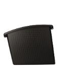 Wastebin 45 cm x 19.4 cm x 34.5 cm 18L black without lid product photo