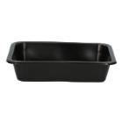 Reusable menue tray 227 mm x 178 mm x 50 mm undivided 1270 ml black product photo