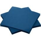 Napkin Bio Dunisoft 20 cm x 20 cm 1-ply 1/4 fold dark blue product photo