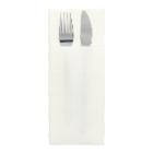 Serviettentasche Duniletto XL 40 cm x 48 cm weiss Produktbild