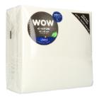 Napkin Dunilin 40 cm x 40 cm 1-ply 1/4 fold white product photo
