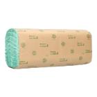 Folded towels recycled 25 cm x 23 cm 1-ply Z-fold green Hostess product photo