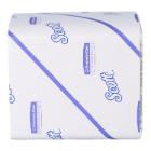 Toilettenpapier recycelt 18,6 cm x 11,7 cm 2-lagig 220 Einzelblatt weiss Scott Produktbild