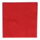 Napkin 24 cm x 24 cm 2-lagig 1/4 fold red product photo