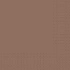 Serviette 40 cm x 40 cm 3-lagig 1/4 Falz chestnut Produktbild