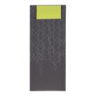 Pochette 6 cm x 19.5 cm black + napkin 2-ply lime Tork Advanced product photo