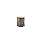 Kerzenhalter  Safari Zebra 75 mm x &Oslash; 75 mm schwarz Produktbild