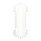 Washing brush round 190 mm x 65 mm x 30 mm white-transparent strong bristles product photo