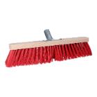 Grossraumbesen 40 cm x 6 cm x 12 cm rot harte Borsten (S) Produktbild