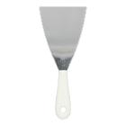 Spatula stainless steel 220 mm x 100 mm x 15 mm white product photo