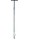 Aluminium handle Ø 25 mm x 1450 mm with white handle product photo