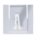 Replacement hook 42 mm x 32 mm x 31 mm white for device bar product photo