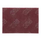 hand scouring pad 158 mm x 224 mm x 8 mm red fine grit 3M Scotch-Brite 7447 product photo