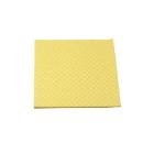 Schwammtuch 18 cm x 20 cm gelb trocken Produktbild