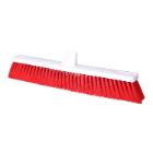 Large broom 60 cm x 8 cm x 12 cm red strong bristles product photo