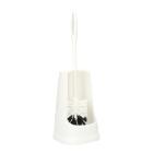 WC set upright shape PP 400 mm with white round brush product photo