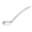 Dish brush with long handle 280 mm x 65 mm x 50 mm scraper gray medium bristles product photo