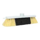 Broom 28 cm x 5.5 cm x 9 cm black-white soft bristles product photo