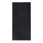 Serviettentasche Linclass 40 cm x 40 cm 1/8 Falz schwarz Produktbild