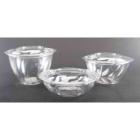 Salad cup PET Ø 172 mm x 51 mm 600 ml transparent with lid product photo