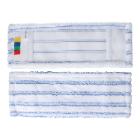 Techline E11 wet mop 40 cm white-blue - micro fiber mop product photo