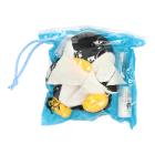 Kinder Bade Set Paul the Pengu Kinder Bade Set bestehend aus: Kunststoffbeutel transparent/blau mit Gleitverschluss und Aufhänger, Badeschwamm Pinguin, gentle hair & body wash 22ml, moisturizing lotion 22ml, Hinweiszettel deutsch/englisch Produktbild