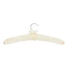 Coathanger Satin with nickel plated hook ivory product photo